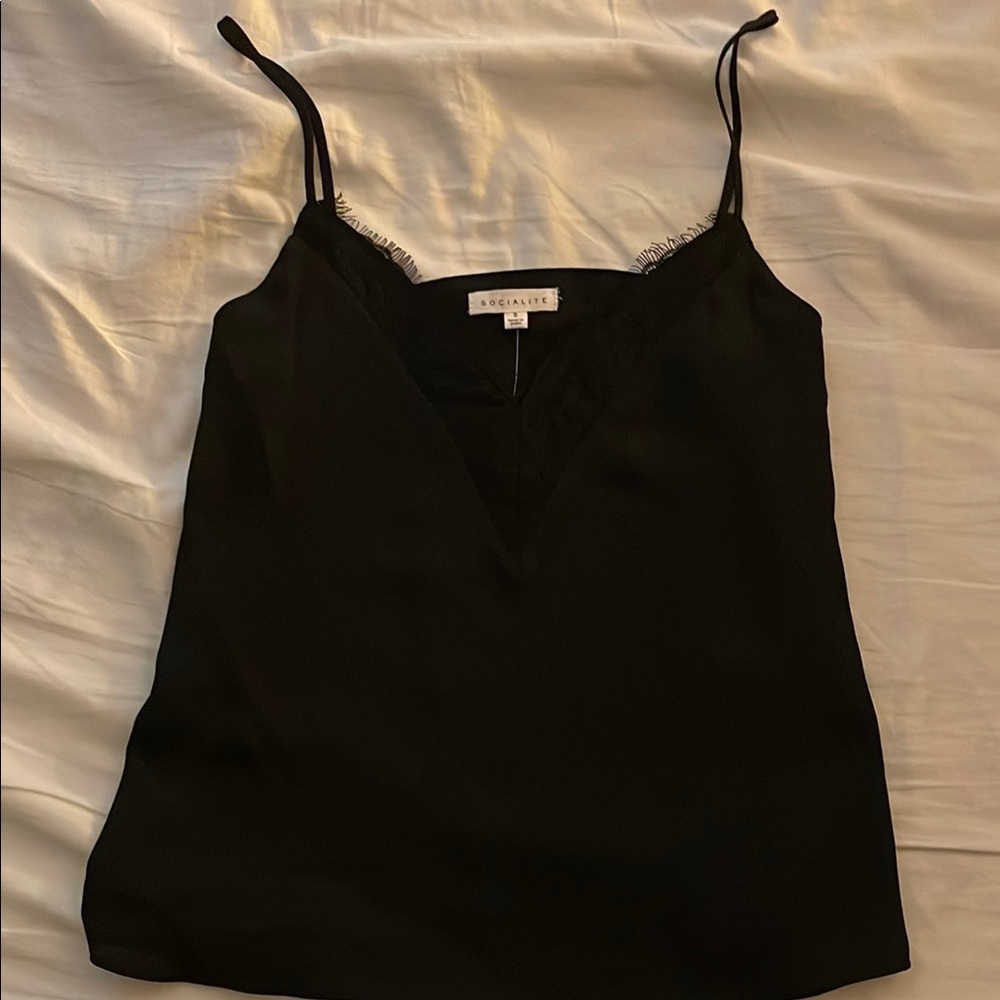 Socialite lace detail camisole
